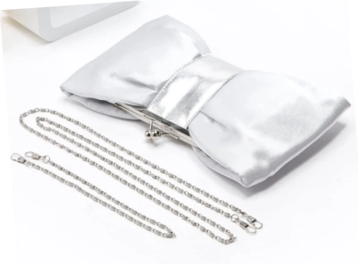 2pcs Women Pu Bow Evening Bag Clutch Wallet for Women Hand Purse for Women Clutch for Women Evening
