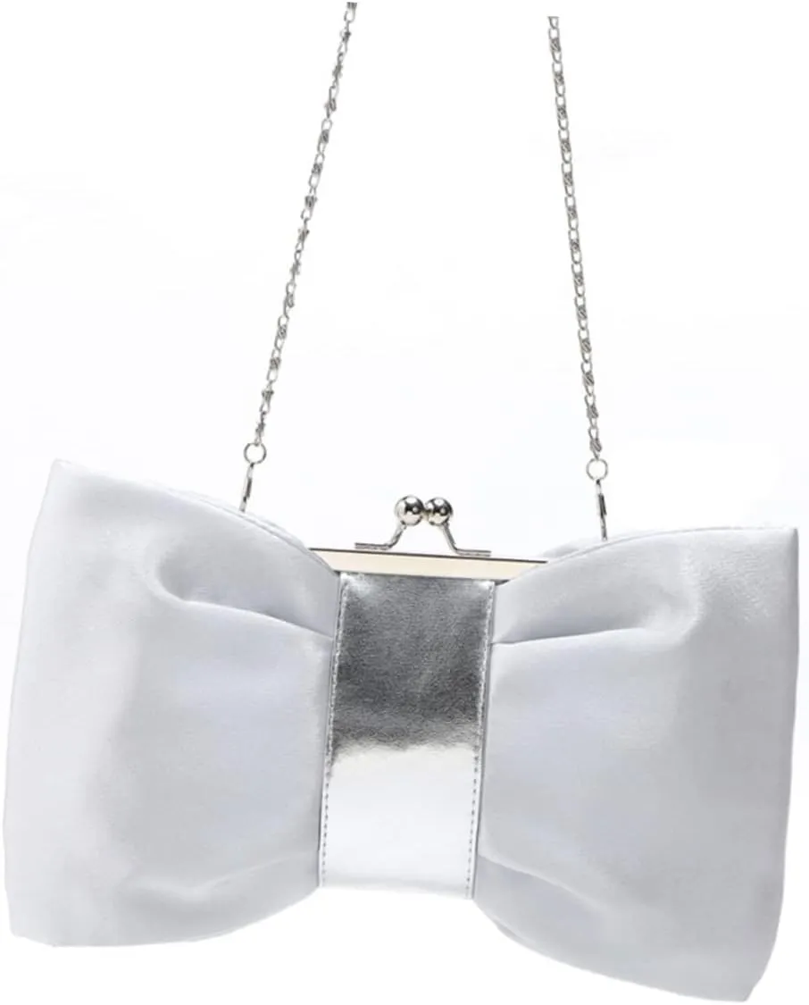 2pcs Women Pu Bow Evening Bag Clutch Wallet for Women Hand Purse for Women Clutch for Women Evening