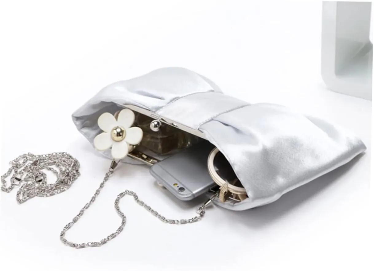 2pcs Women Pu Bow Evening Bag Clutch Wallet for Women Hand Purse for Women Clutch for Women Evening