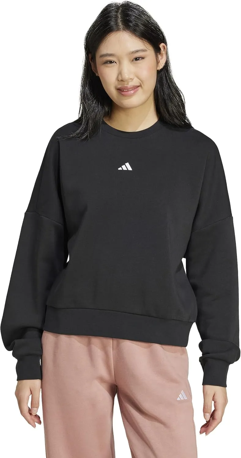 adidas Women's Essentials Small Logo Feel Cozy Sweatshirt