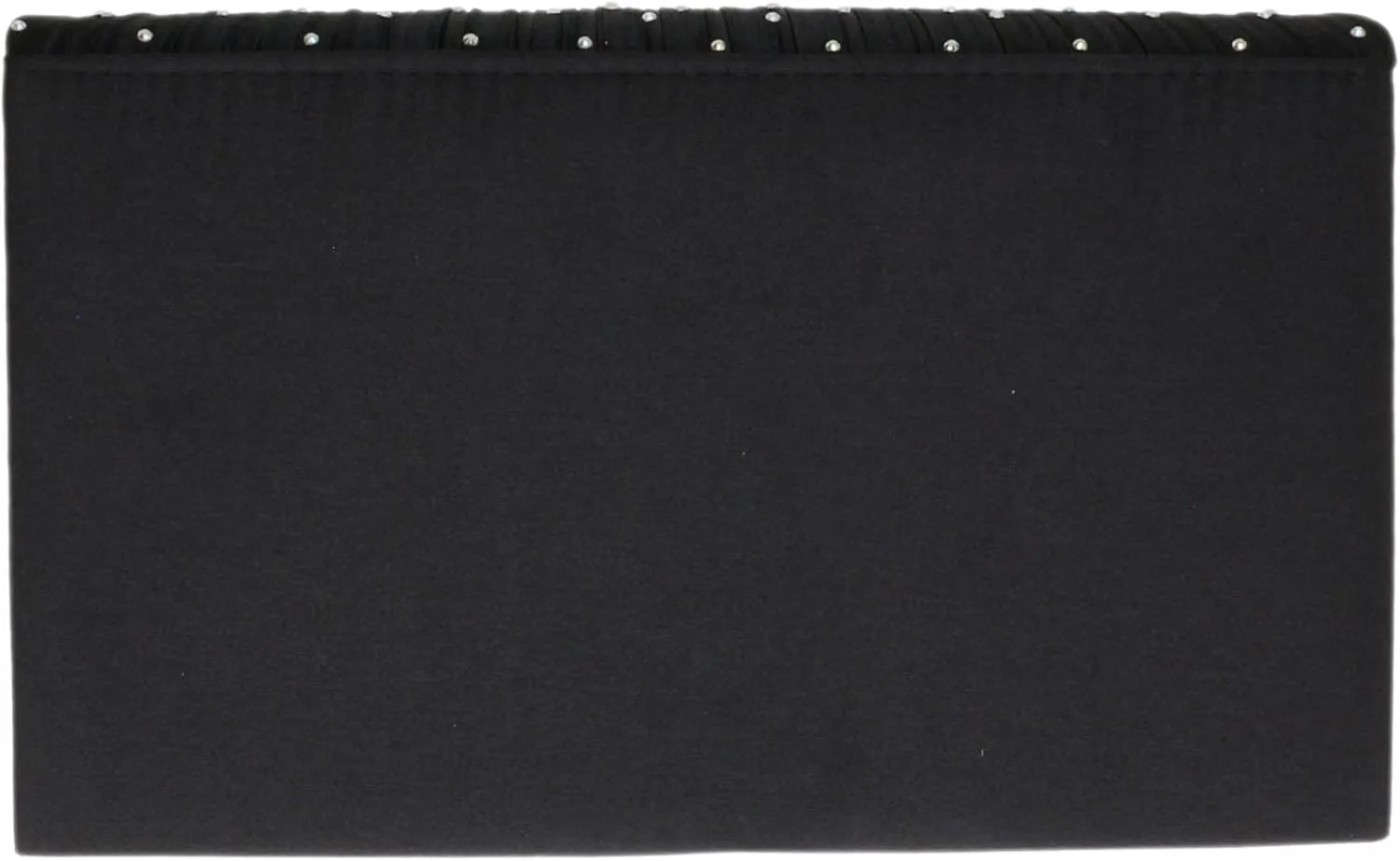 Girly HandBags Pleated Satin Clutch Bag Diamante Shoulder Chain Elegant Prom Wedding Evening