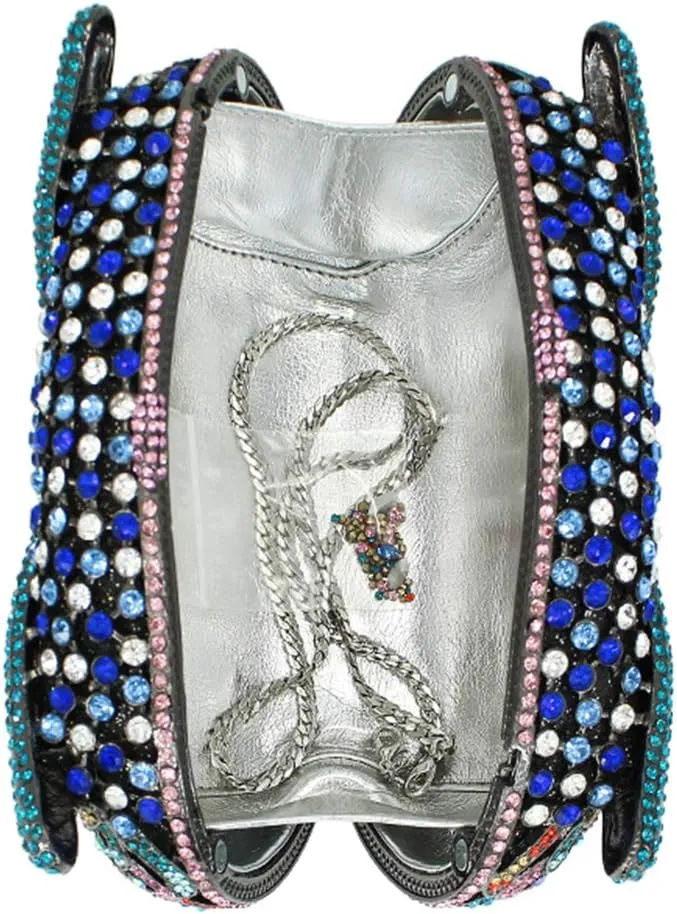 Ladies Elegant Evening-Bag Chain Crystal Clutch-Purse Wedding Handbag Party Owl