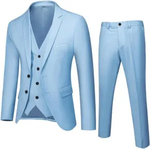 LCMTWX Slim Fit 2 Piece Suit Vest Party Wedding 3- Suit Slim Pants R Men's Coats Jackets Mens Slim Fit Suit Men Black Suit