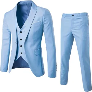 LCMTWX Slim Fit 2 Piece Suit Vest Party Wedding 3- Suit Slim Pants R Men's Coats Jackets Mens Slim Fit Suit Men Black Suit
