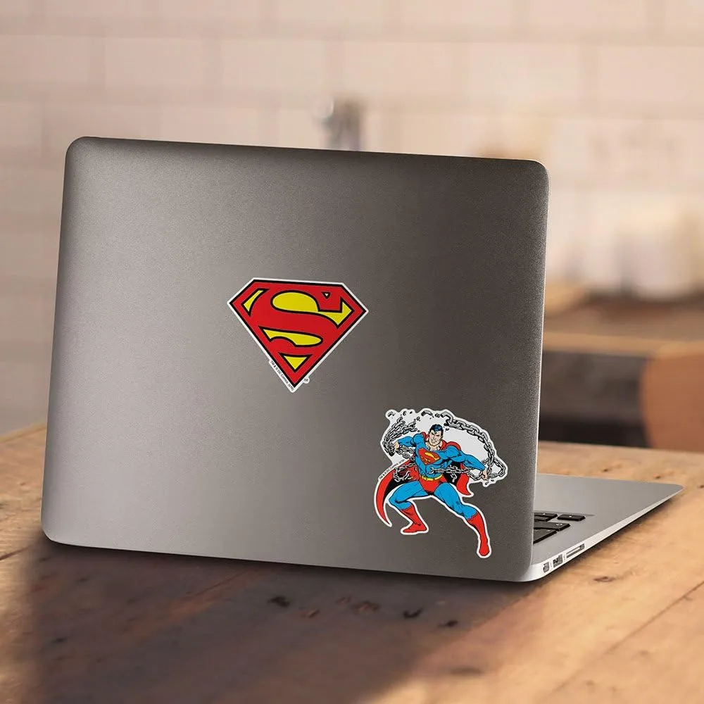 Popfunk Classic Superman Classic Logo Pull-Over Hoodie Sweatshirt