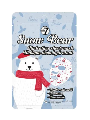 Snow Bear Sheet Face Mask