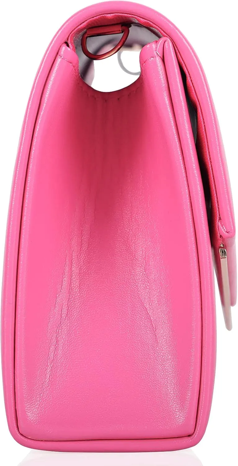 Womens Evening Handbag Vegan Leather Ladies Envelope Clutch Classic Elegant Purse Bags